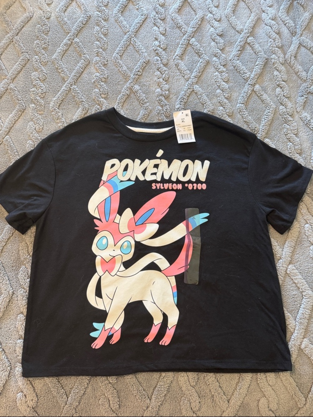 Girls Black  Pokémon Sylveon Graphic Tee